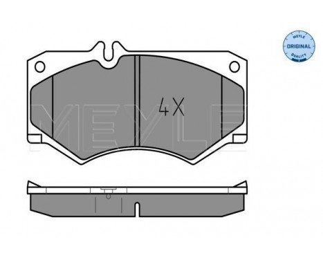 Brake Pad Set, disc brake MEYLE-ORIGINAL Quality 025 207 8418