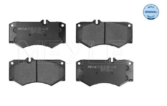 Brake Pad Set, disc brake MEYLE-ORIGINAL Quality 025 207 8418, Image 2