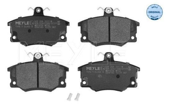 Brake Pad Set, disc brake MEYLE-ORIGINAL Quality 025 208 3317/W