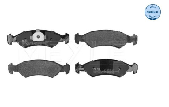 Brake Pad Set, disc brake MEYLE-ORIGINAL Quality 025 208 5717