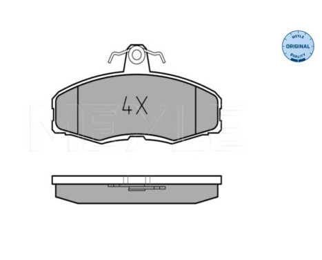 Brake Pad Set, disc brake MEYLE-ORIGINAL Quality 025 208 6117, Image 2