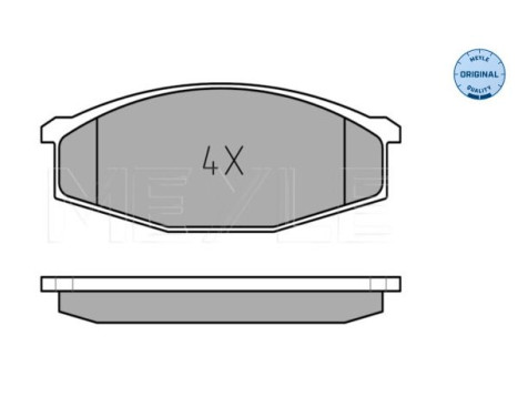 Brake Pad Set, disc brake MEYLE-ORIGINAL Quality 025 208 6316, Image 2