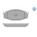 Brake Pad Set, disc brake MEYLE-ORIGINAL Quality 025 208 6316, Thumbnail 2