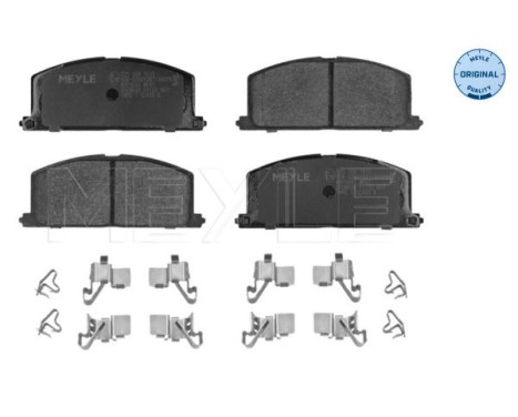 Brake Pad Set, disc brake MEYLE-ORIGINAL Quality 025 208 7015, Image 2