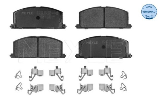 Brake Pad Set, disc brake MEYLE-ORIGINAL Quality 025 208 7015