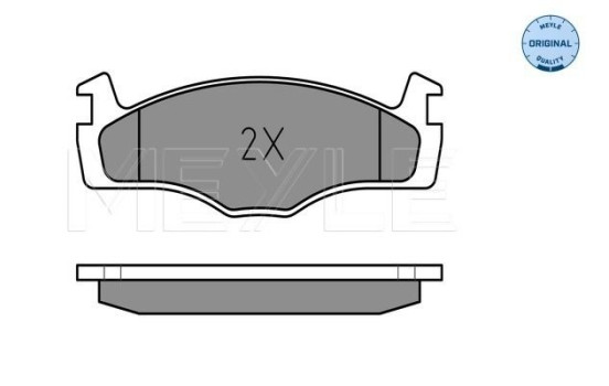 Brake Pad Set, disc brake MEYLE-ORIGINAL Quality 025 208 8717, Image 2