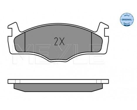 Brake Pad Set, disc brake MEYLE-ORIGINAL Quality 025 208 8719, Image 2