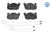 Brake Pad Set, disc brake MEYLE-ORIGINAL Quality 025 209 0618/W