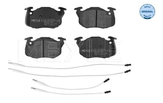 Brake Pad Set, disc brake MEYLE-ORIGINAL Quality 025 209 0618/W