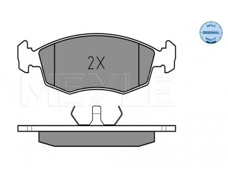 Brake Pad Set, disc brake MEYLE-ORIGINAL Quality 025 209 0818