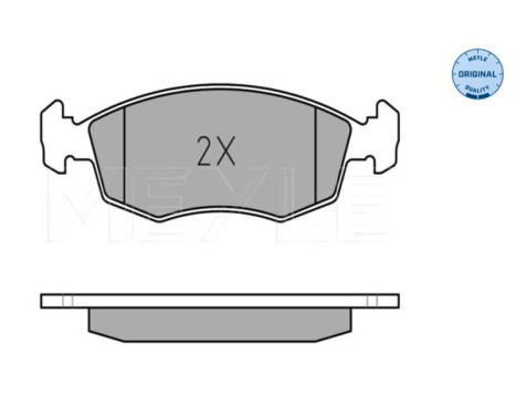 Brake Pad Set, disc brake MEYLE-ORIGINAL Quality 025 209 0818, Image 3