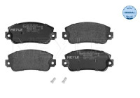 Brake Pad Set, disc brake MEYLE-ORIGINAL Quality 025 209 5018/W