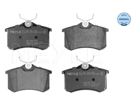 Brake Pad Set, disc brake MEYLE-ORIGINAL Quality 025 209 6115, Image 2