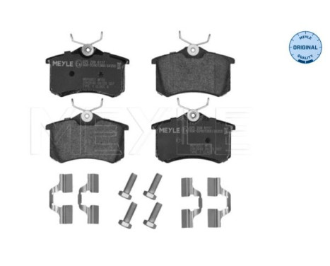 Brake Pad Set, disc brake MEYLE-ORIGINAL Quality 025 209 6117, Image 3