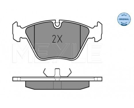 Brake Pad Set, disc brake MEYLE-ORIGINAL Quality 025 209 6820