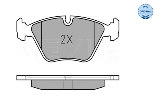 Brake Pad Set, disc brake MEYLE-ORIGINAL Quality 025 209 6820, Image 3