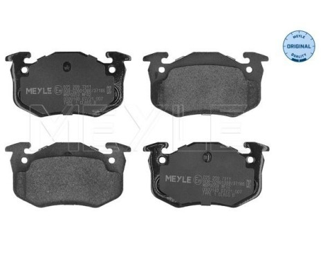 Brake Pad Set, disc brake MEYLE-ORIGINAL Quality 025 209 7311, Image 3