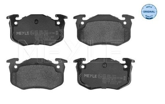 Brake Pad Set, disc brake MEYLE-ORIGINAL Quality 025 209 7311, Image 3