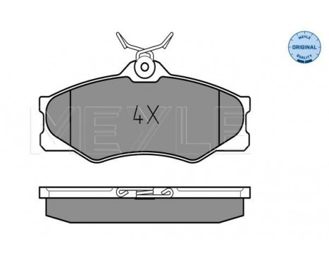 Brake Pad Set, disc brake MEYLE-ORIGINAL Quality 025 209 7919