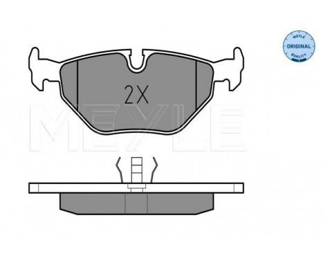 Brake Pad Set, disc brake MEYLE-ORIGINAL Quality 025 209 9517