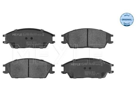 Brake Pad Set, disc brake MEYLE-ORIGINAL Quality 025 210 1214, Image 2