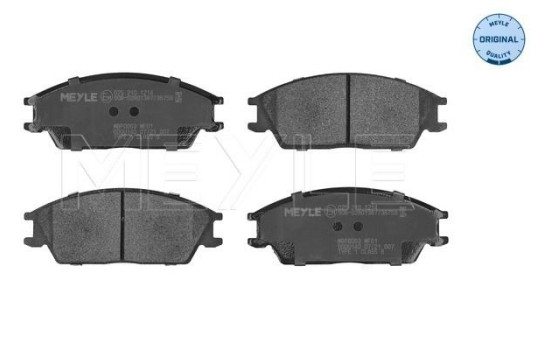 Brake Pad Set, disc brake MEYLE-ORIGINAL Quality 025 210 1214, Image 2