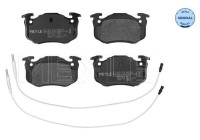 Brake Pad Set, disc brake MEYLE-ORIGINAL Quality 025 210 9615/W