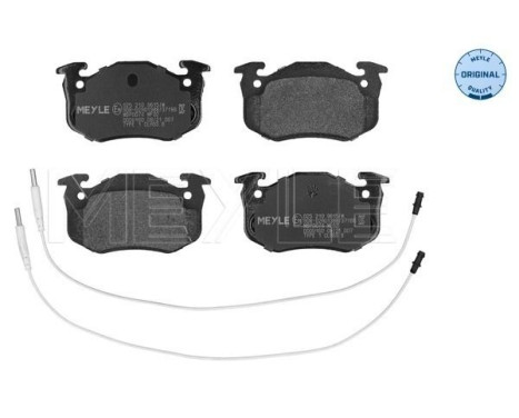 Brake Pad Set, disc brake MEYLE-ORIGINAL Quality 025 210 9615/W, Image 2