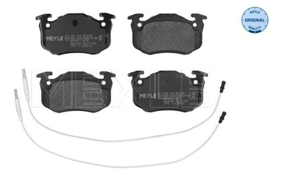 Brake Pad Set, disc brake MEYLE-ORIGINAL Quality 025 210 9615/W