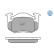 Brake Pad Set, disc brake MEYLE-ORIGINAL Quality 025 210 9615/W, Thumbnail 2