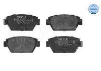 Brake Pad Set, disc brake MEYLE-ORIGINAL Quality 025 211 2514