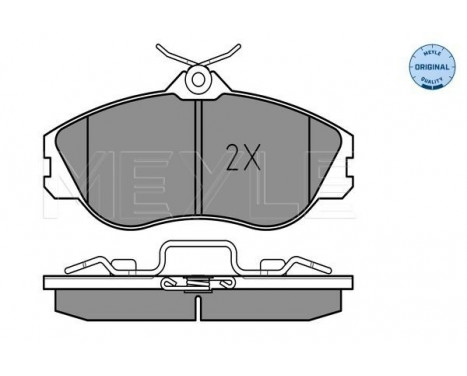 Brake Pad Set, disc brake MEYLE-ORIGINAL Quality 025 211 3819/W