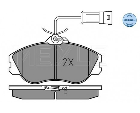 Brake Pad Set, disc brake MEYLE-ORIGINAL Quality 025 211 3819/W, Image 2