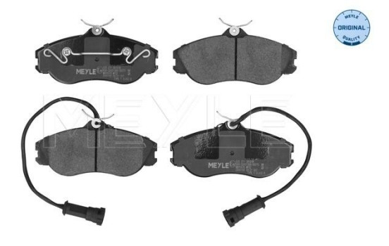 Brake Pad Set, disc brake MEYLE-ORIGINAL Quality 025 211 3819/W
