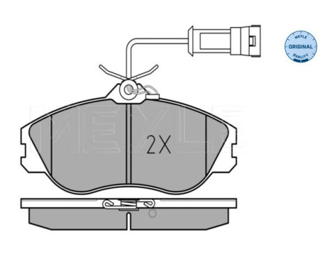 Brake Pad Set, disc brake MEYLE-ORIGINAL Quality 025 211 3819/W, Image 3
