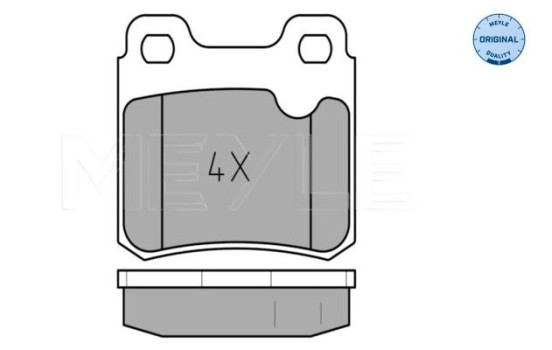 Brake Pad Set, disc brake MEYLE-ORIGINAL Quality 025 211 4015, Image 2