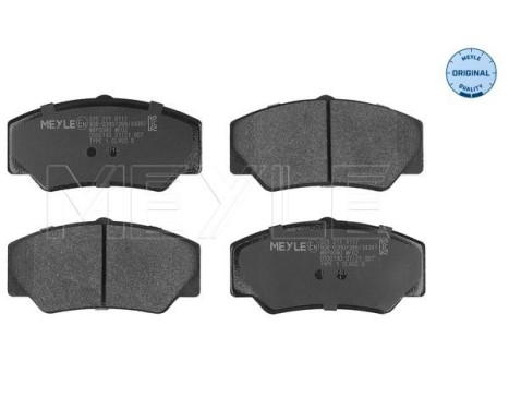 Brake Pad Set, disc brake MEYLE-ORIGINAL Quality 025 211 4117, Image 2