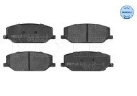 Brake Pad Set, disc brake MEYLE-ORIGINAL Quality 025 211 4215