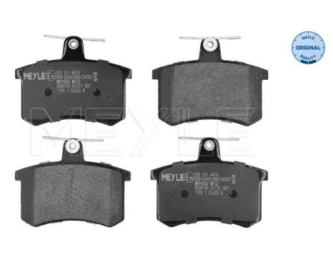 Brake Pad Set, disc brake MEYLE-ORIGINAL Quality 025 211 4416, Image 2