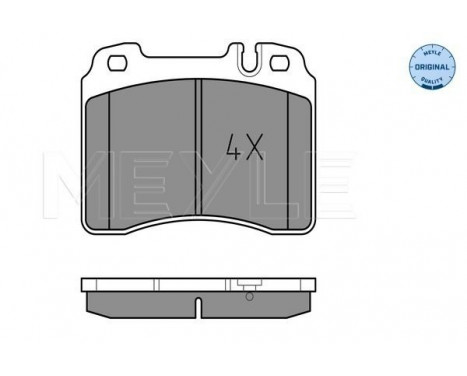 Brake Pad Set, disc brake MEYLE-ORIGINAL Quality 025 211 5317