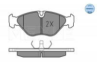 Brake Pad Set, disc brake MEYLE-ORIGINAL Quality 025 211 5419