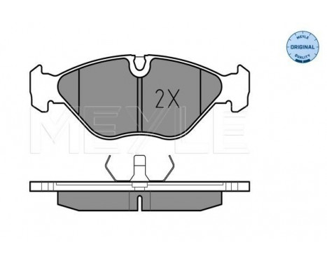 Brake Pad Set, disc brake MEYLE-ORIGINAL Quality 025 211 5419