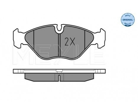 Brake Pad Set, disc brake MEYLE-ORIGINAL Quality 025 211 5419, Image 2