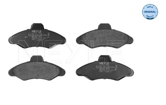 Brake Pad Set, disc brake MEYLE-ORIGINAL Quality 025 211 7118, Image 2