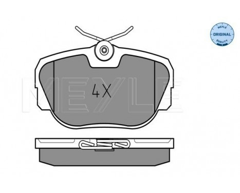 Brake Pad Set, disc brake MEYLE-ORIGINAL Quality 025 211 7317