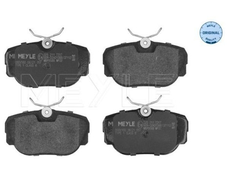 Brake Pad Set, disc brake MEYLE-ORIGINAL Quality 025 211 7317, Image 2