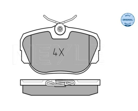 Brake Pad Set, disc brake MEYLE-ORIGINAL Quality 025 211 7317, Image 2