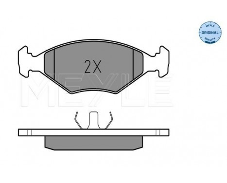 Brake Pad Set, disc brake MEYLE-ORIGINAL Quality 025 211 9318