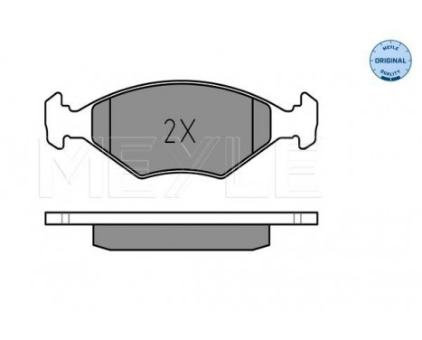 Brake Pad Set, disc brake MEYLE-ORIGINAL Quality 025 211 9318, Image 2