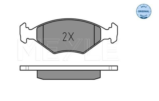 Brake Pad Set, disc brake MEYLE-ORIGINAL Quality 025 211 9318, Image 2